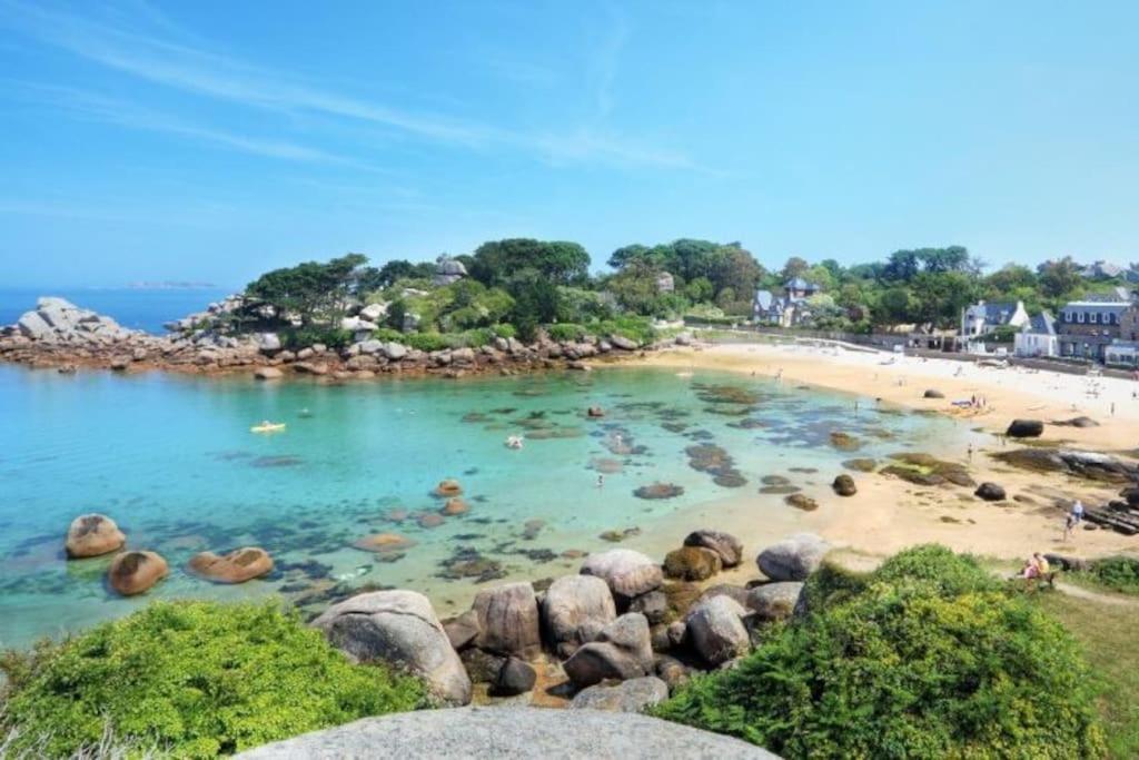 Kanoperoz-Plage De Trestraou Perros-Guirec Extérieur photo